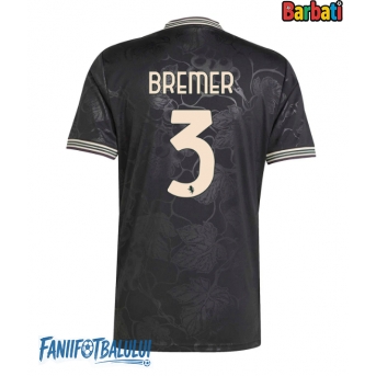 Juventus Gleison Bremer #3 Tricou Fotbal Replică 2025-26 Barbati Treilea